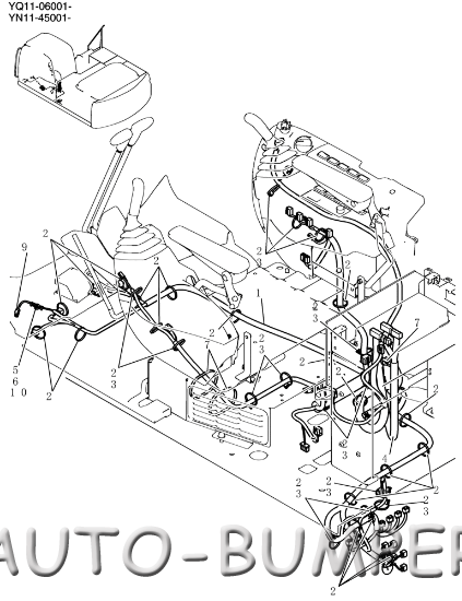 Kobelco SK210 Жгут проводов  YN13E01449P3